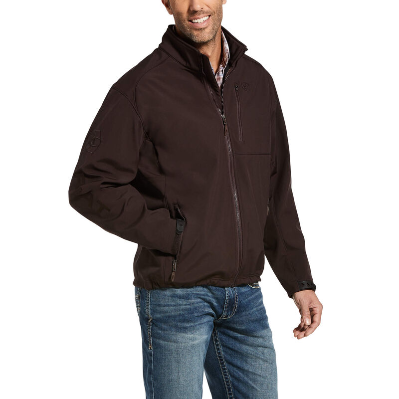 Ariat Jacke Herren - Logo 2.0 Patriot Softshell Water Resistant DunkelBraun ( MLDJI-6584 )
